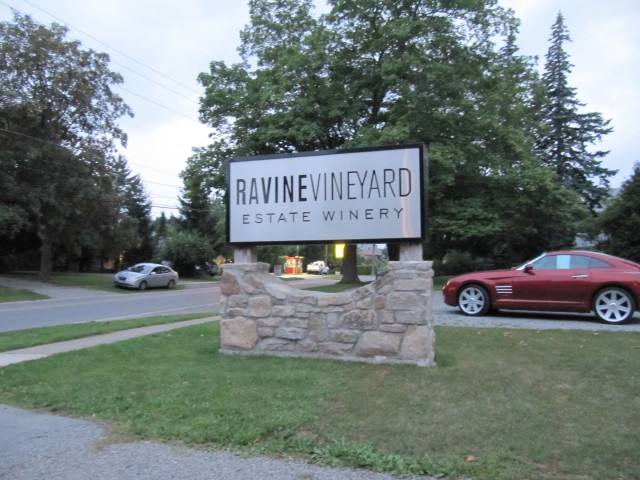 Ravine Vineyard Estate Winery in Niagara, Ontario. Bottled and canned Canadian wines face a US import ban effective 29 September 2026.